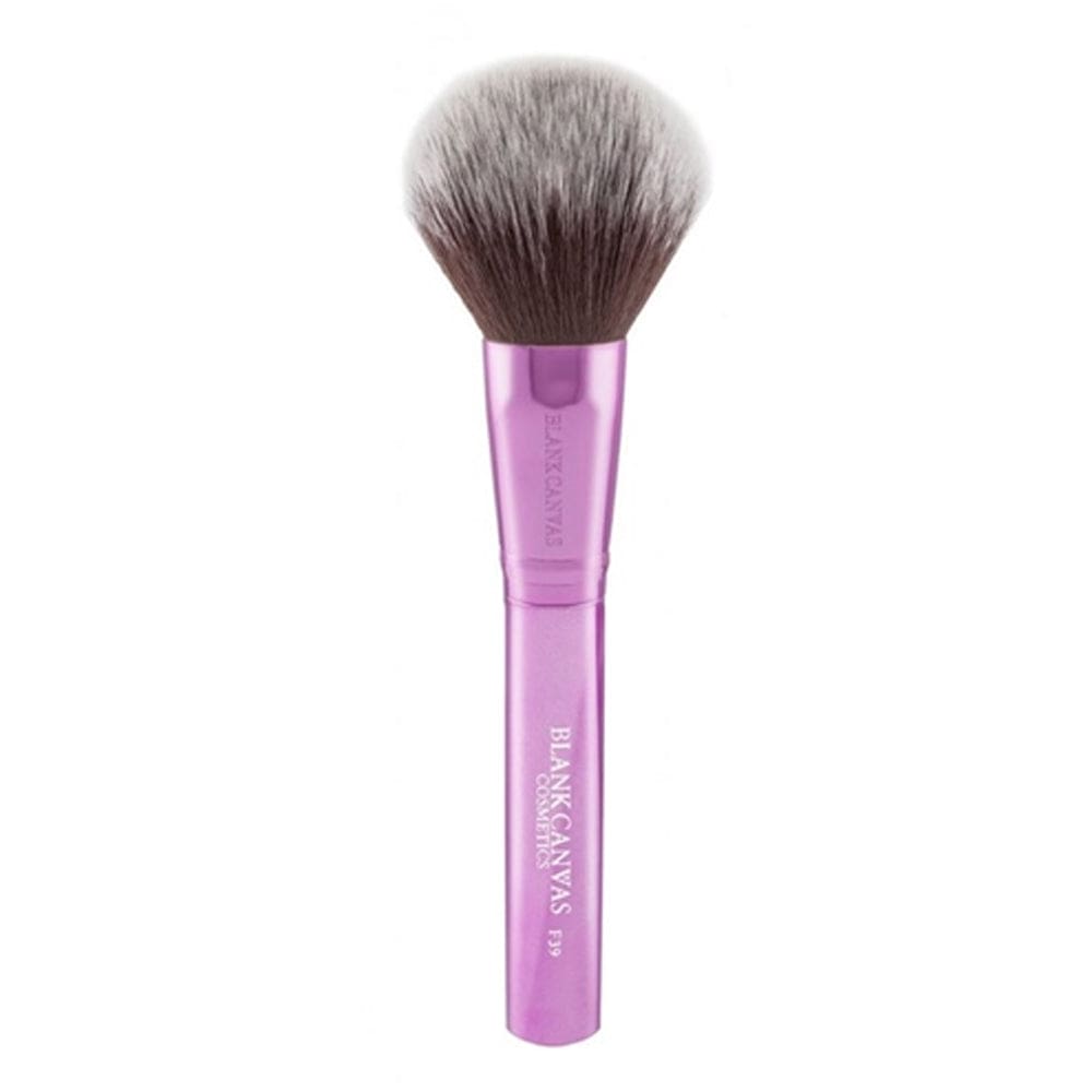 Blank Canvas Makeup Brush Champagne Pink Blank Canvas F39 Dome Powder Brush