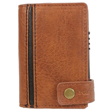 Brandwell Men Gift set Brandwell Card Slider Wallet & Reversible Leather Brown Belt Set