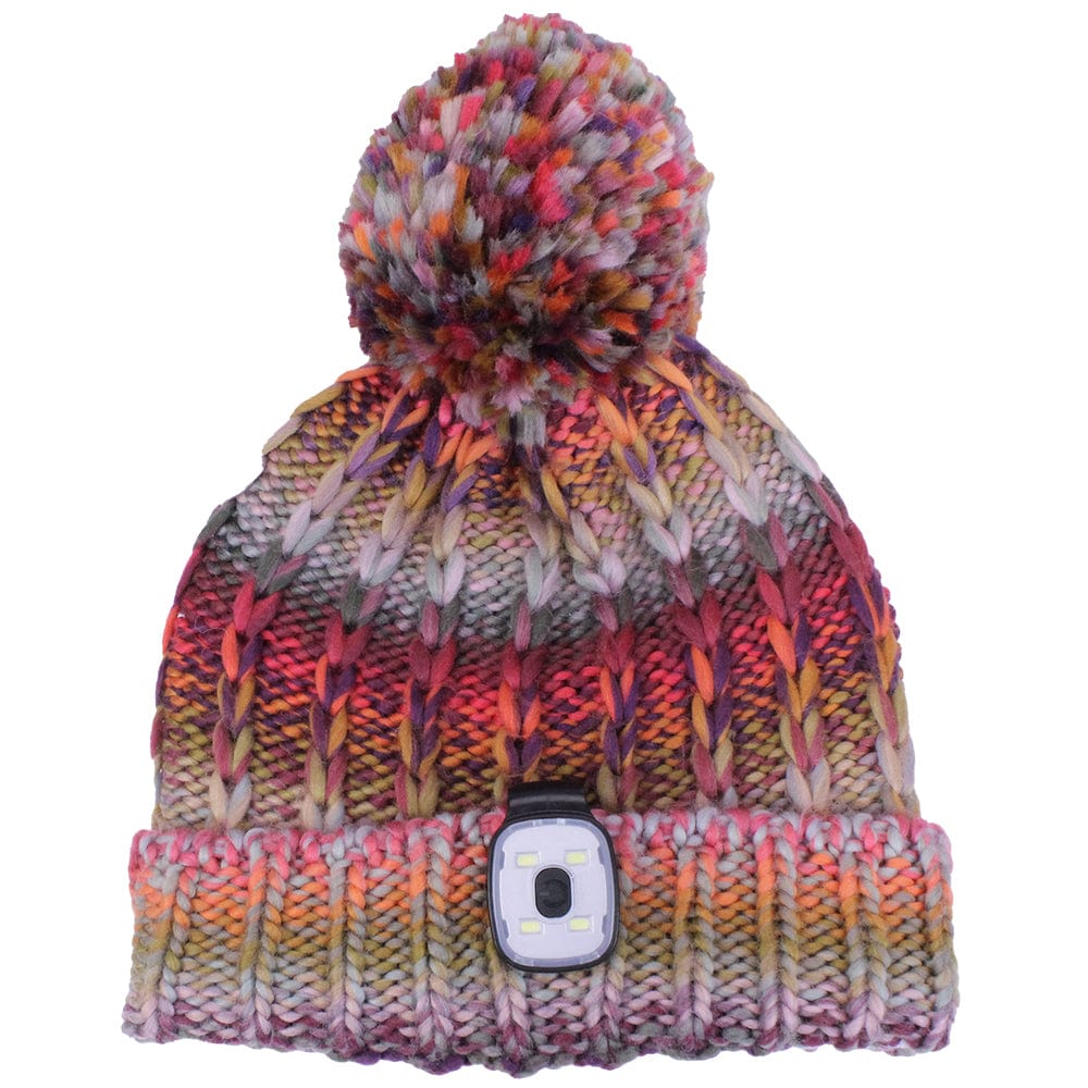 Brandwell Hat Multi Brandwell Chunky Knit Hat With Removable Led Light