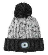 brandwell hat Black Brandwell Chunky Knit Led Torch Hat