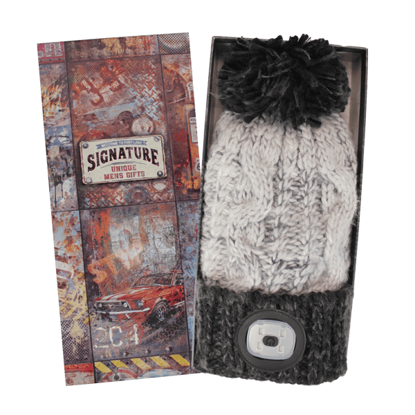 brandwell hat Brandwell Chunky Knit Led Torch Hat