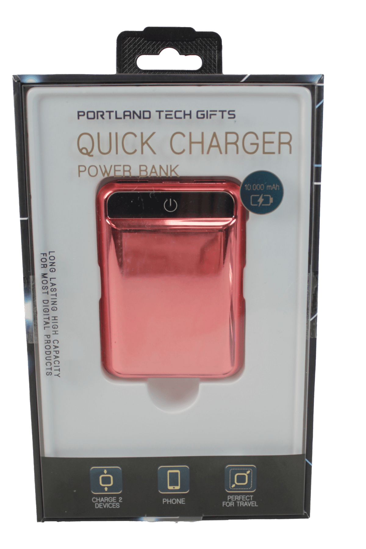 brandwell powerbank Red Brandwell Quick Charger Travel Powerbank
