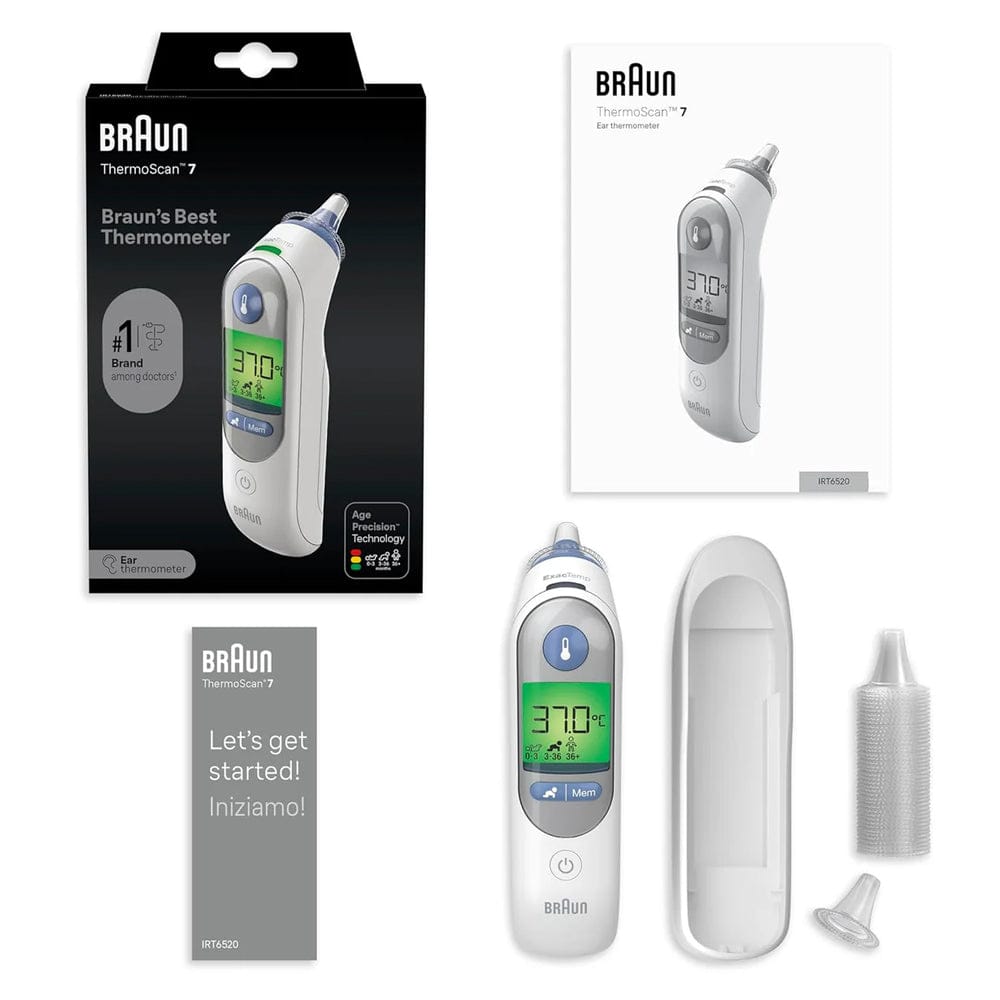 Braun Digital Thermometer Braun Thermoscan 7 Digital Ear Thermometer