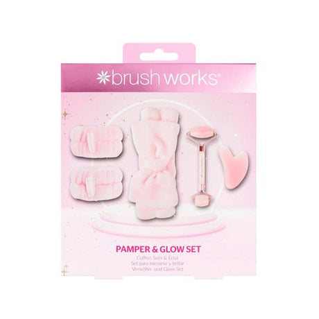 Brushworks skincare set Brushworks Pamper & Glow Gift Set