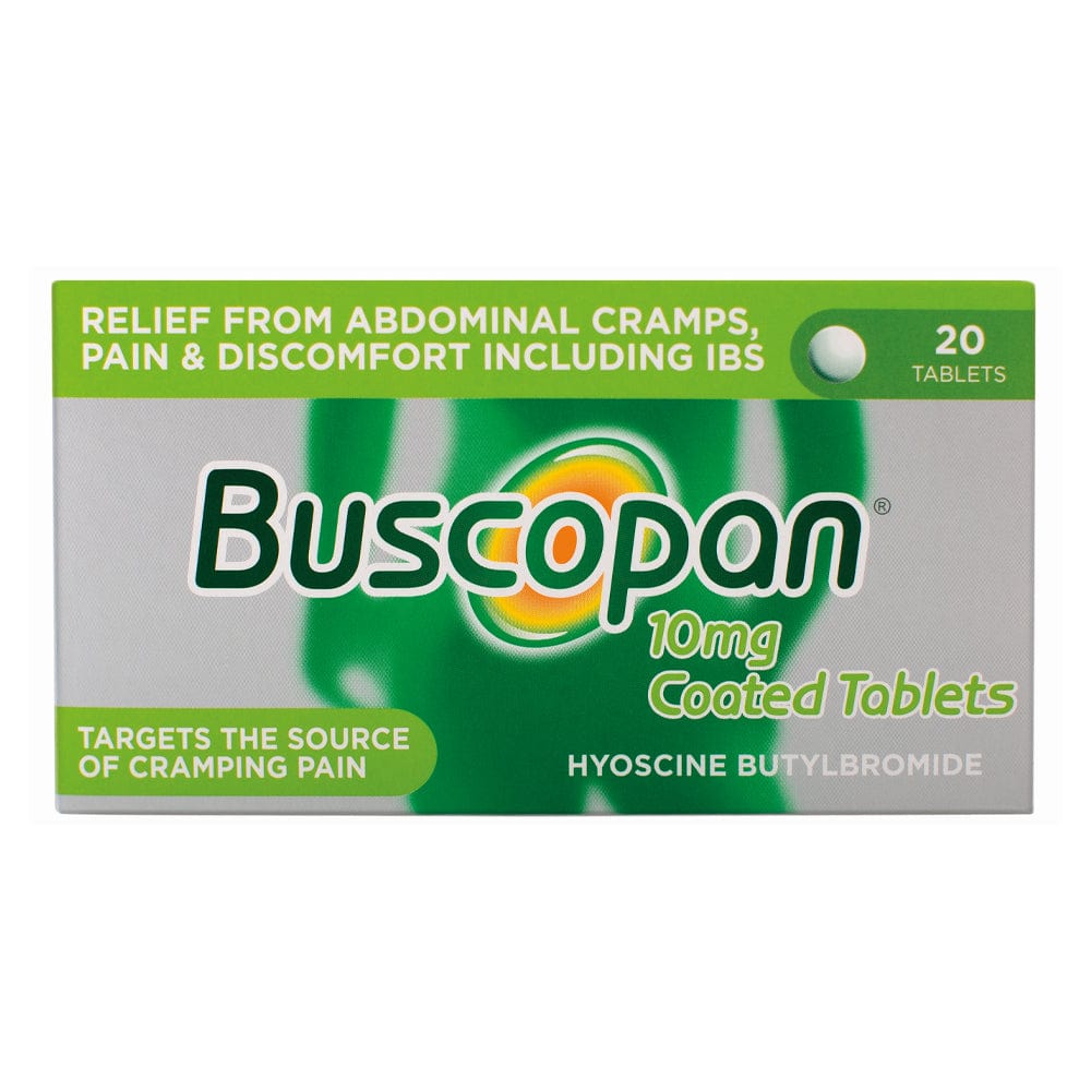 Meaghers Pharmacy Ibs Relief Buscopan 10mg Coated Tablets