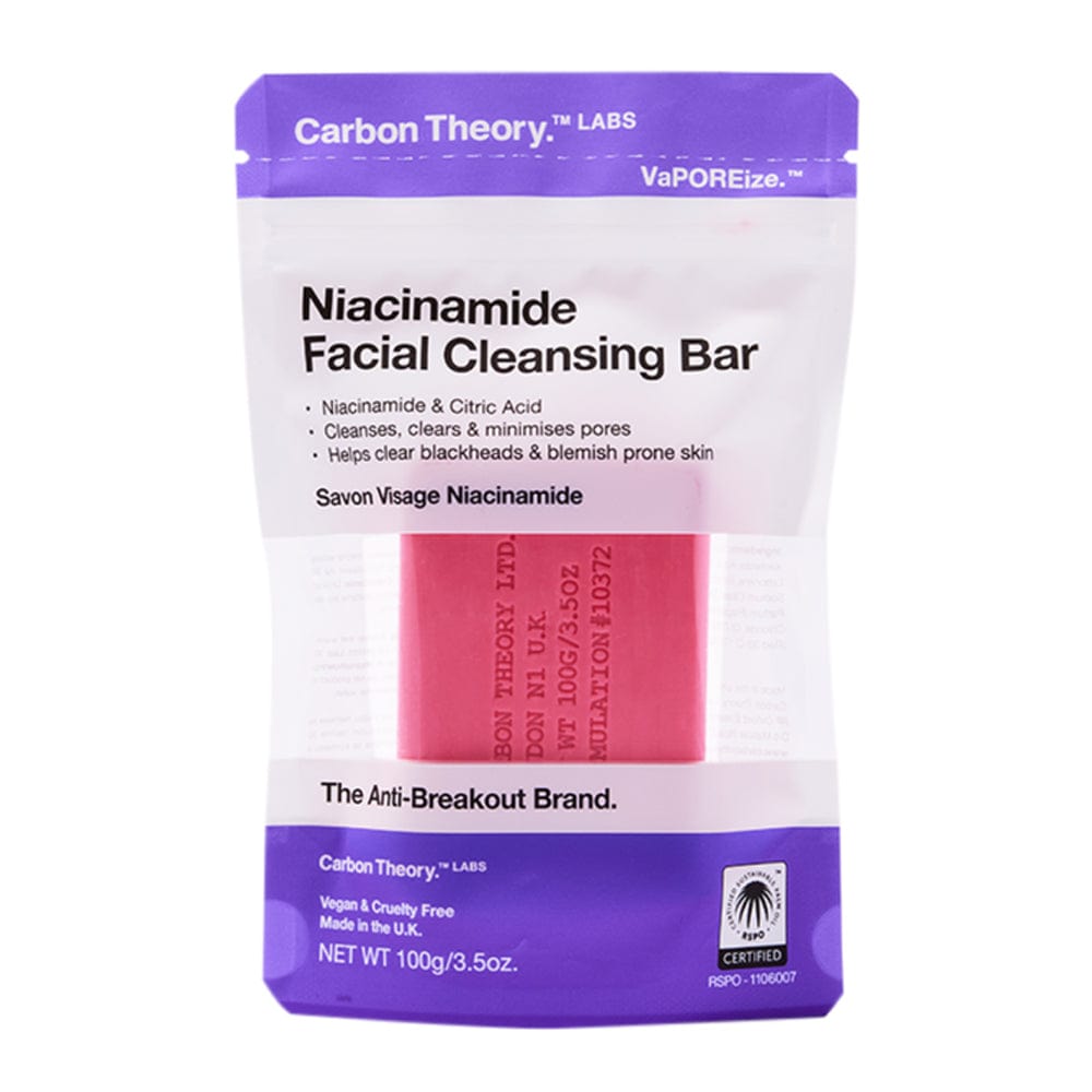 Carbon Theory Soap Bar Carbon Theory VaPOREize Niacinamide Facial Cleansing Bar