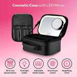 Carmen Travel Bag Carmen Cosmetics Case With Led Mirror
