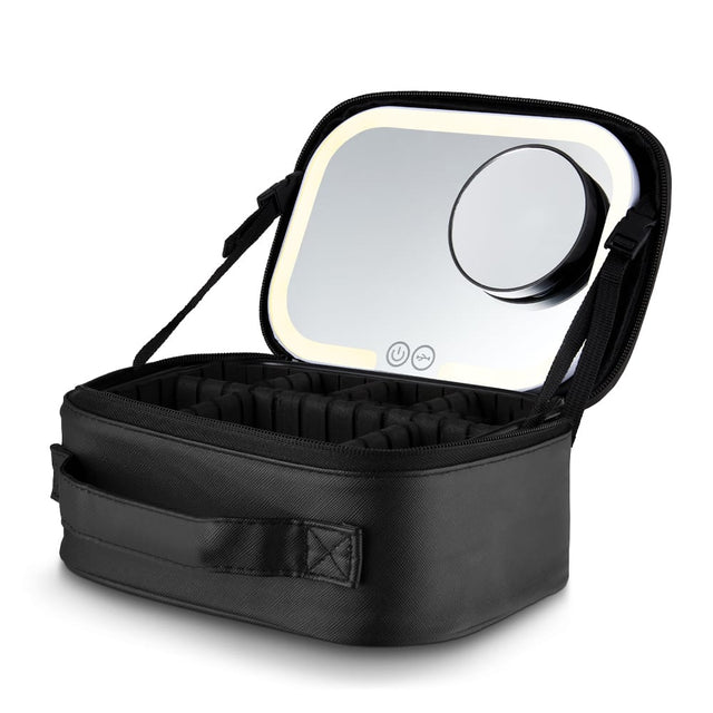 Carmen Travel Bag Carmen Cosmetics Case With Led Mirror