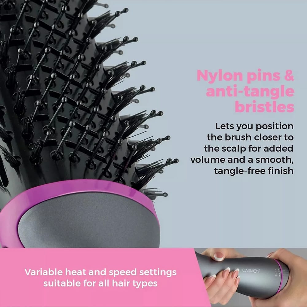 Carmen Hair Dryer Carmen Neon Oval Hot Air Brush