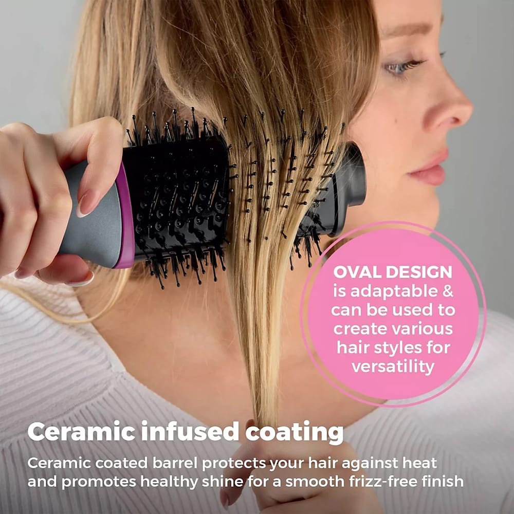 Carmen Hair Dryer Carmen Neon Oval Hot Air Brush