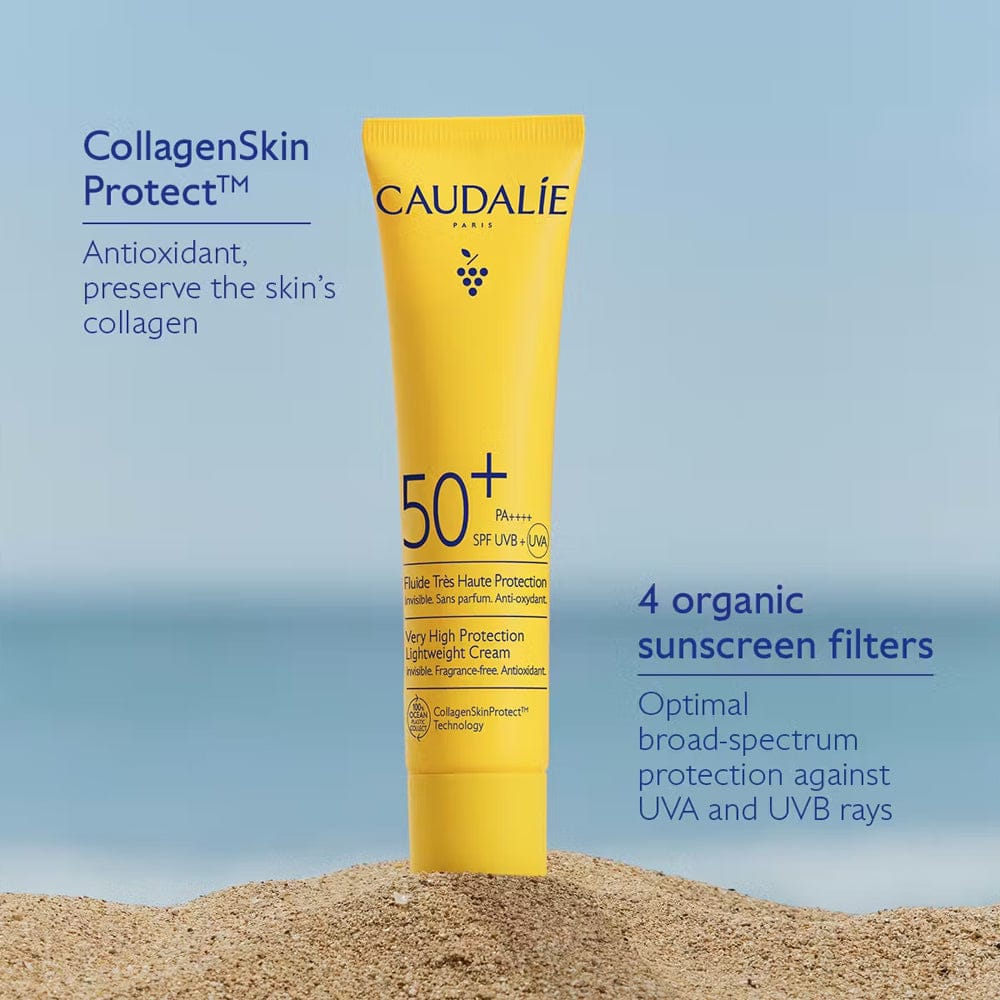 Caudalie Sun Protection Caudalie Very High Protection Lightweight Cream SPF50+ 40ml