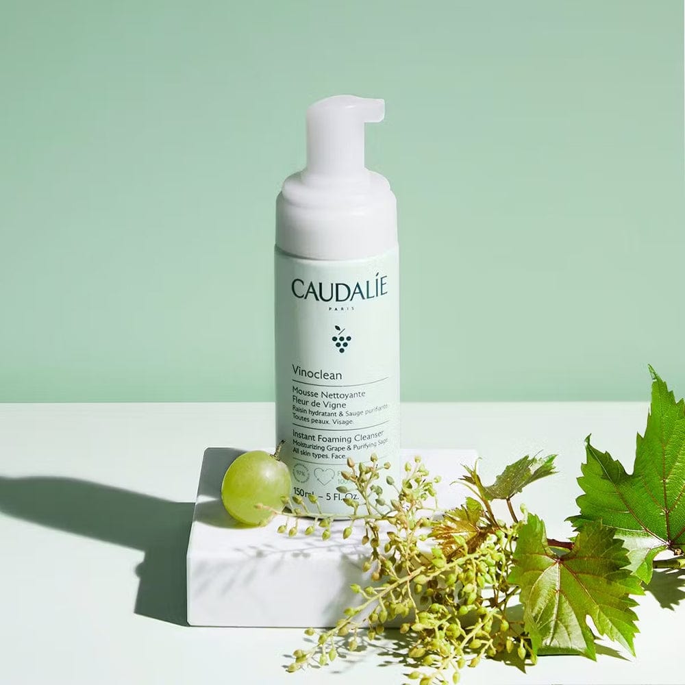 Caudalie foaming cleanser Caudalie Vinoclean Instant Foaming Cleanser Duo