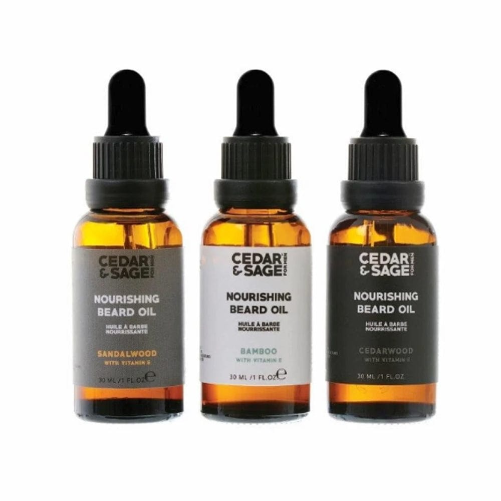 Cedar & Sage Beard Oil Cedar & Sage Mini Beard Oil Trio