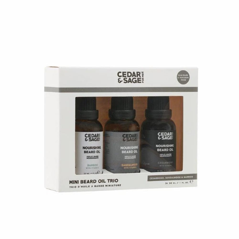 Cedar & Sage Beard Oil Cedar & Sage Mini Beard Oil Trio