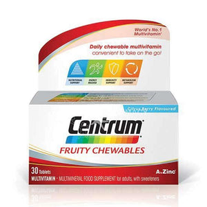 You added <b><u>Centrum Fruity Chewables 30's</u></b> to your cart.