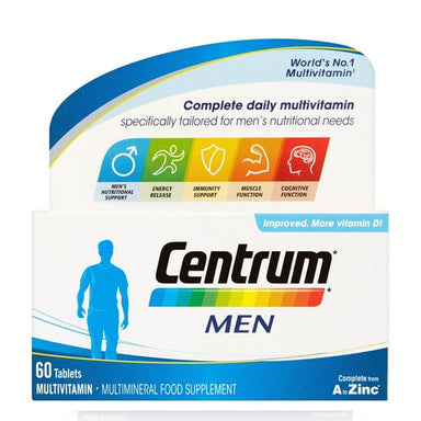 Centrum Vitamins & Supplements Centrum Men 60 Tablets Meaghers Pharmacy