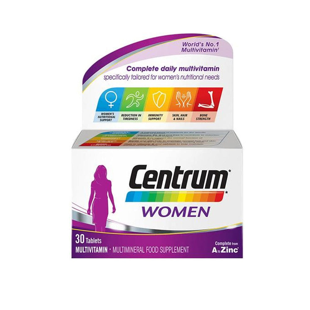 Centrum Vitamins & Supplements 30 Tablets Centrum Women Multivitamin