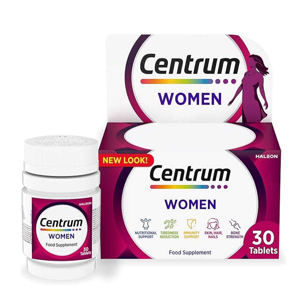Centrum Vitamins & Supplements 30 Tablets Centrum Women Multivitamin