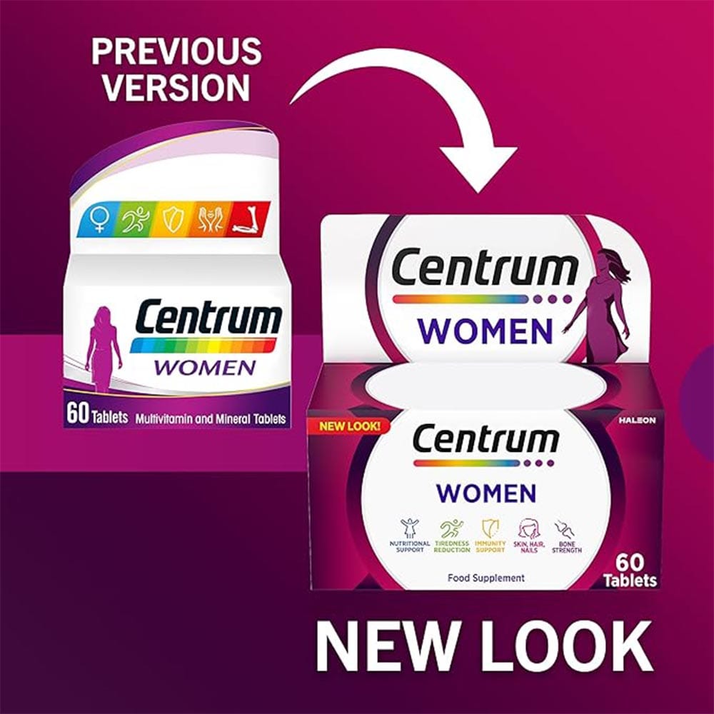 Centrum Vitamins & Supplements 60 Tablets Centrum Women Multivitamin Meaghers Pharmacy