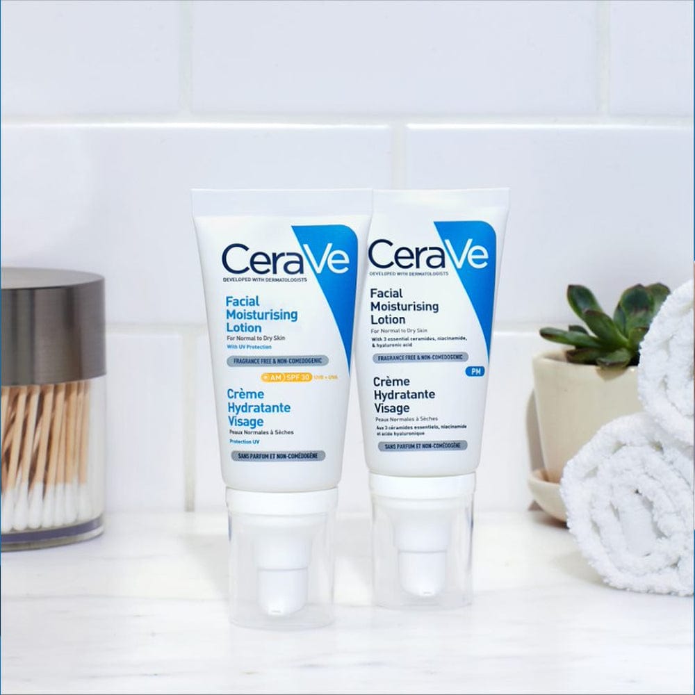 CERAVE CREME HYDRATANTE VISAGE SPF 30 PEAUX NORMALES A SECHES 52 ML