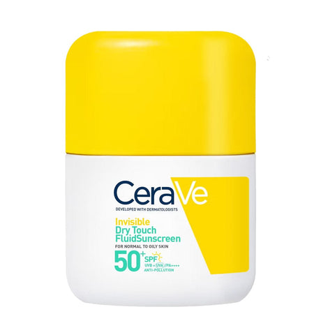 Cerave Sun Protection CeraVe Invisible Dry Touch Fluid Sunscreen SPF50 For Normal To Oily Skin