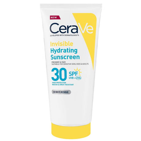 Cerave Sun Protection 177ml CeraVe Invisible Hydrating Sunscreen SPF30