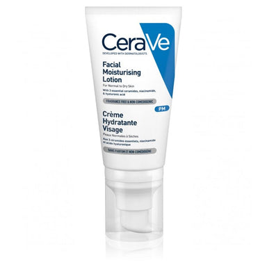 Cerave Face Moisturisers CeraVe PM Facial Moisturising Lotion 52ml Meaghers Pharmacy