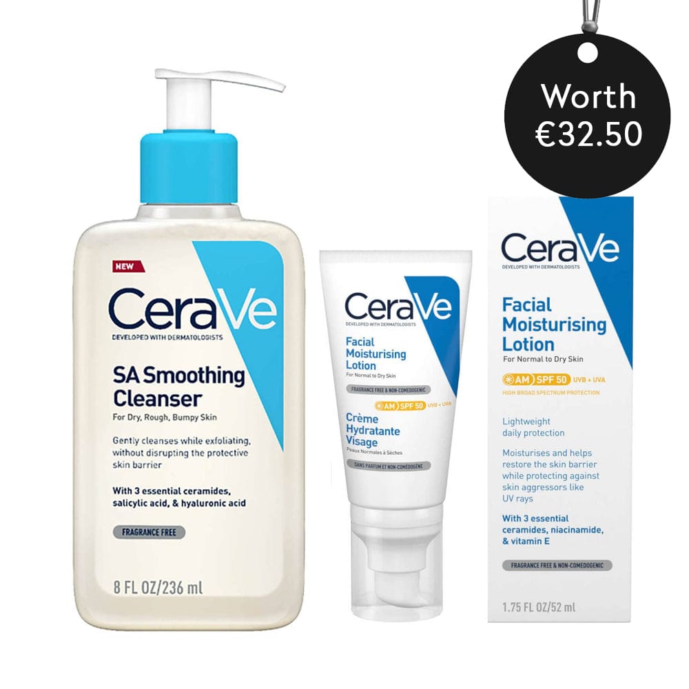 Cerave Skincare Bundle CeraVe Smooting Cleansing Bundle