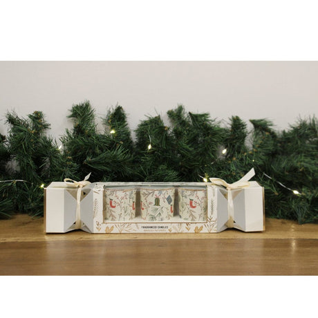 Koopman Candle Set Christmas Cracker Candle Set