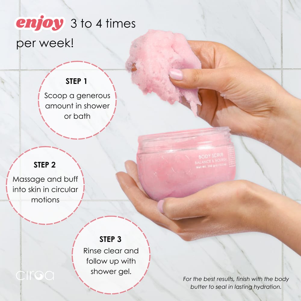 Ciroa Body Scrub Ciroa Raspberry & Vanilla Body Scrub