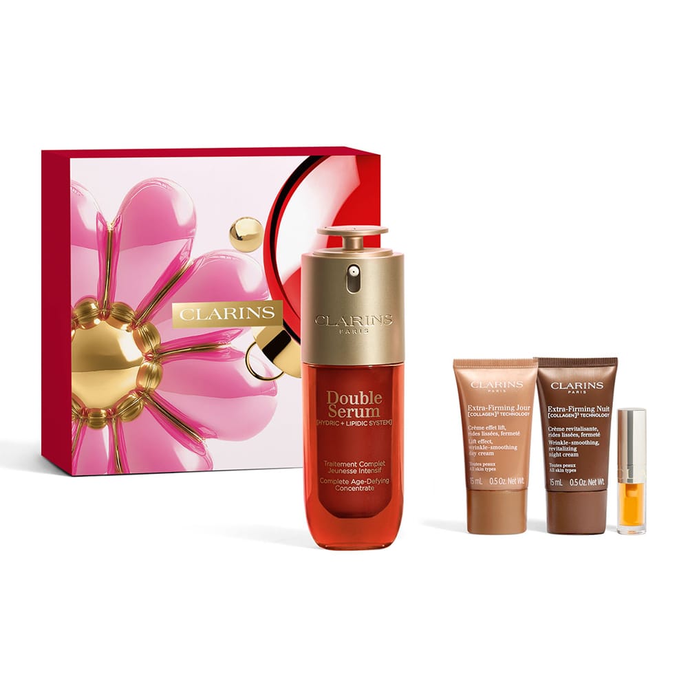 Clarins skincare set Clarins Double Serum and Extra-Firming Gift Set
