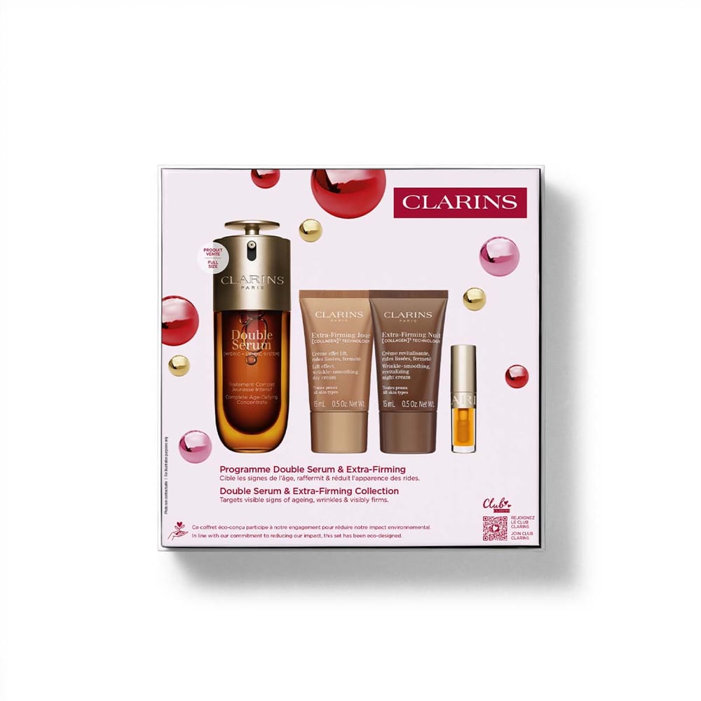 Clarins skincare set Clarins Double Serum and Extra-Firming Gift Set
