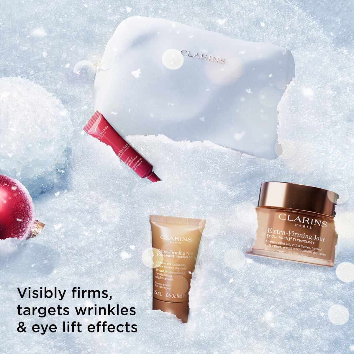 Clarins skincare set Clarins Extra Firming Routine