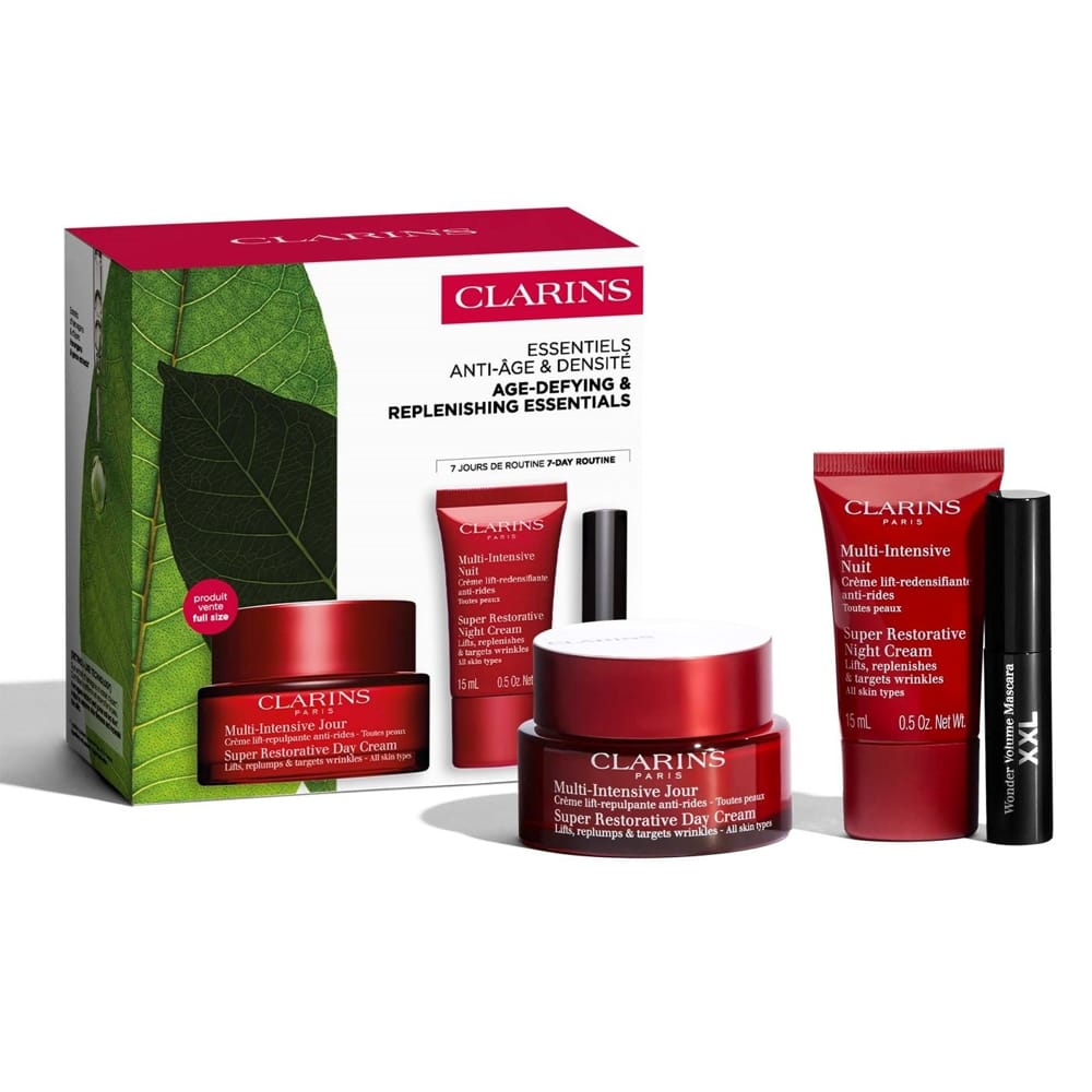 Meaghers Pharmacy Clarins Super Restorative Anti-Ageing Essentials Set