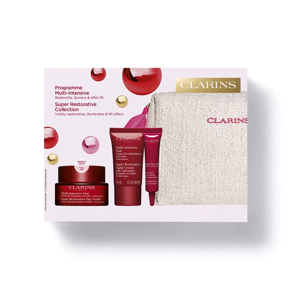 Clarins skincare set Clarins Super Restorative Gift Set