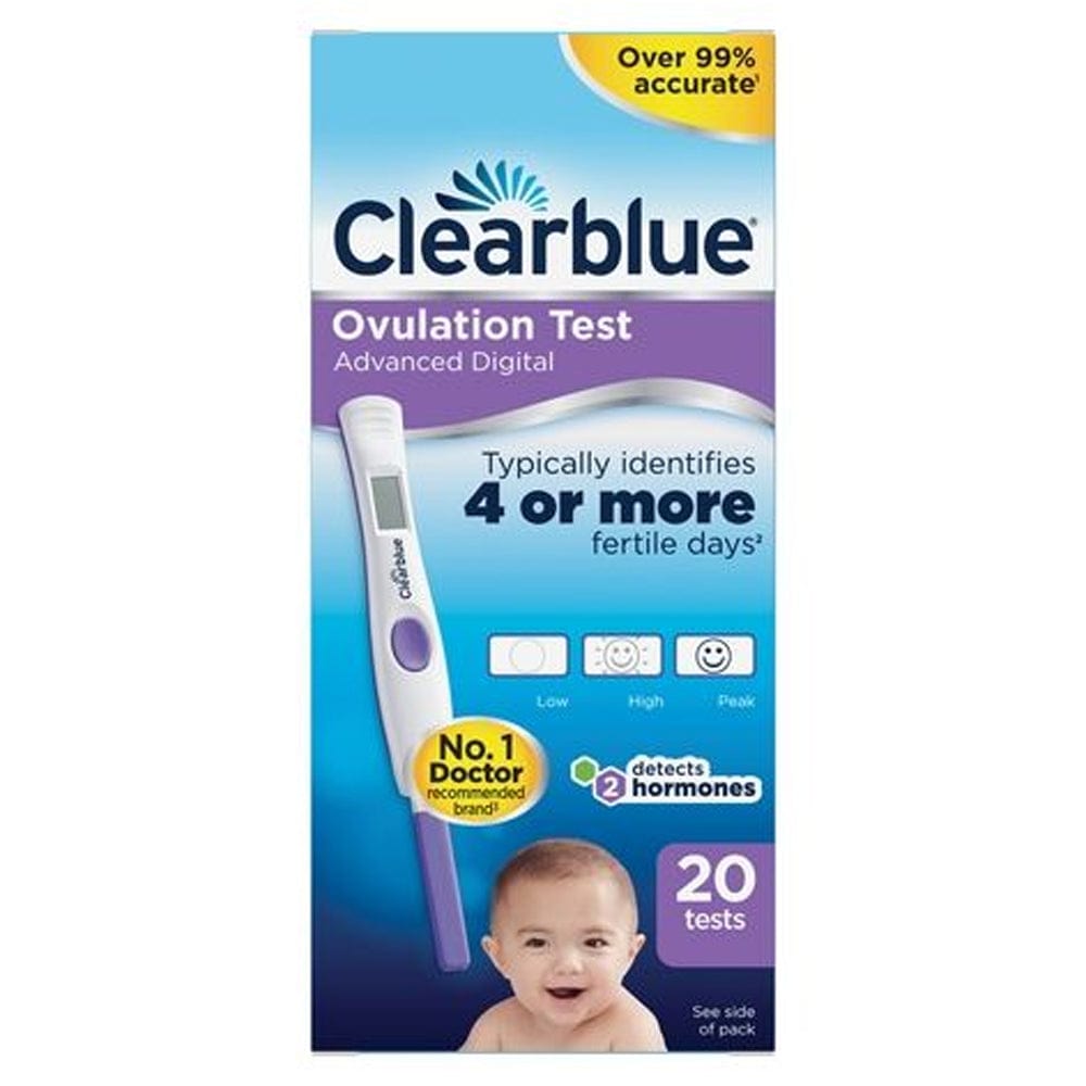 Clearblue Ovulation Test 20 Tests Clearblue Advanced Digital Ovulation Tests