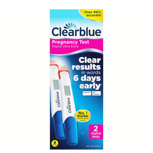 You added <b><u>Clearblue Digital Ultra Early 2 Digital Tests</u></b> to your cart.