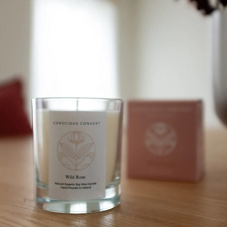 Conscious Convert Candle Wild Rose Conscious Convert Organic Soy Candle