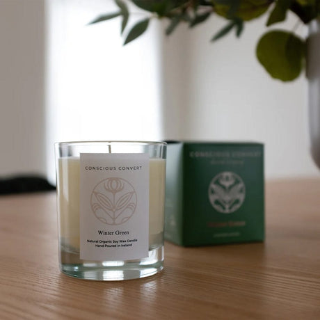 Conscious Convert Candle Winter Green Conscious Convert Organic Soy Candle