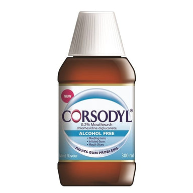 Meaghers Pharmacy Mouthwash Corsodyl Mint Alcohol Free Mouthwash 300ml