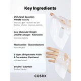 COSRX Face Mask COSRX Advanced Snail Mucin Glass Glow Hydrogel Mask - 3 Sheets