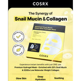 COSRX Face Mask COSRX Advanced Snail Mucin Glass Glow Hydrogel Mask - 3 Sheets