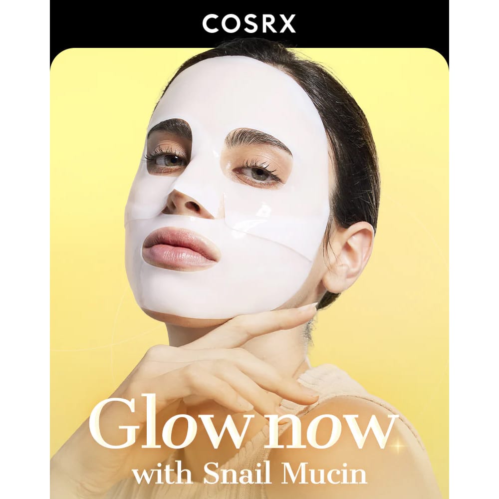 COSRX Face Mask COSRX Advanced Snail Mucin Glass Glow Hydrogel Mask - 3 Sheets