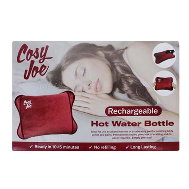 Cosy Joe Hot Water Bottle Red Cosy Joe Electric Hot Water Bottle