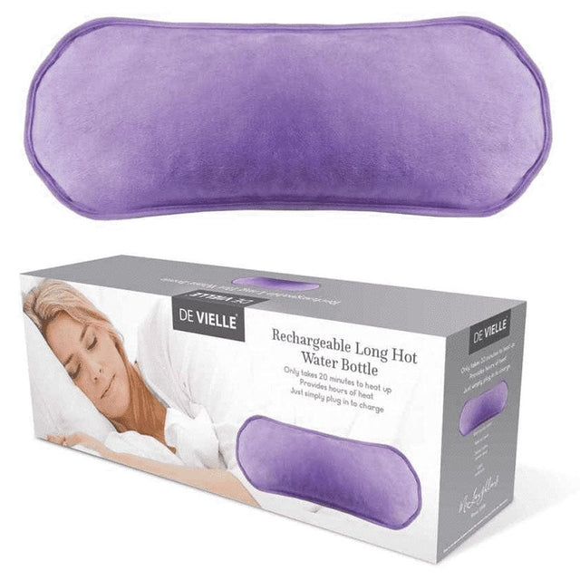 De Vielle Hot Water Bottle De Vielle Purple Rechargeable Long Hot Water Bottle