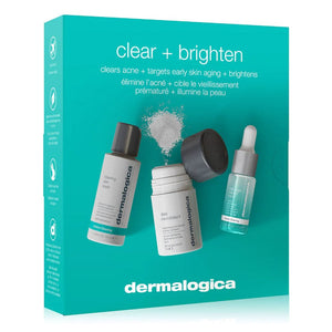 You added <b><u>Dermalogica Clear & Brighten Skin kit</u></b> to your cart.