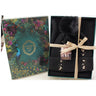Brandwell Gift Set Black Diamante Knit Hat & Scarf Gift Set