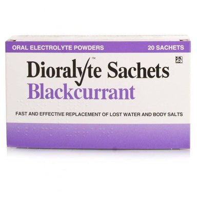 Meaghers Pharmacy Rehydration Salts Dioralyte Blackcurrant 20 Sachets