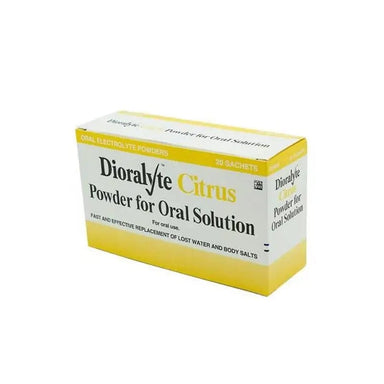 Meaghers Pharmacy Rehydration Salts Dioralyte Sachets Citrus - 20 Sachets