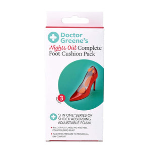 You added <b><u>Doctor Greene's Nights Out Complete Foot Cushion Pack</u></b> to your cart.